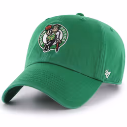 '47 NBA Boston Celtics Clean Up Adjustable Hat  Kelly  One Size