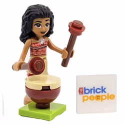 LEGO Disney Princess: Moana Minifig with Jungle Drum