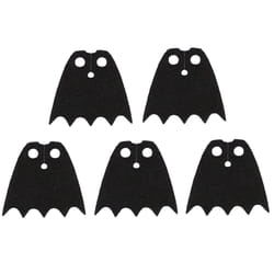 LEGO Batman: Black Batman Capes - New Spongy Fabric x5 - Lot of 5