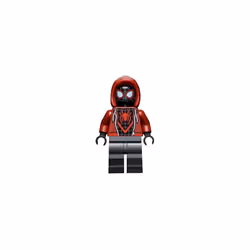 LEGO Super Heroes: Spider-Man Miles Morales Minifigure with Hoodie fro