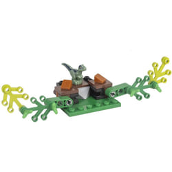 LEGO Jurassic World: Baby Raptor in Hiding - Dinosaur Dino