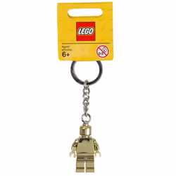LEGO Classic Limited Edition Mini Figure Keychain #852688 Golden Minifigure