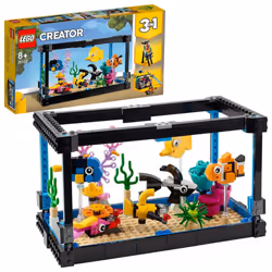 LEGO Creator Fish Tank (31122) Brickheadz Pets Goldfish (40442) Exclus