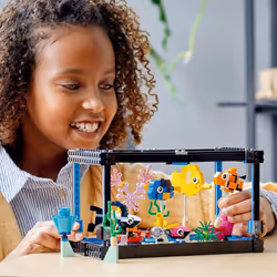 LEGO Creator Fish Tank (31122) Brickheadz Pets Goldfish (40442) Exclus