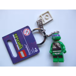 Lego Teenage Mutant Ninja Turtles Donatello Keychain
