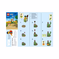 LEGO City Farm Combo Pack: Farm Garden and Scarecrow Polybag (30590) a