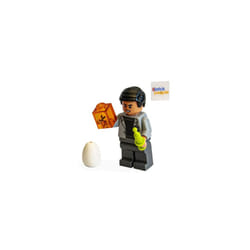 LEGO Jurassic World: Dr. Wu Minifigure with Resin  Needle and Egg