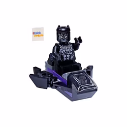 LEGO Marvel Superheroes: Black Panther Minifigure with Royal Talon Fig