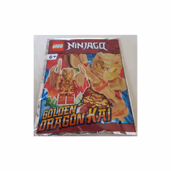 LEGO Ninjago Crystalized Golden Dragon Combo Set: Cole Jay Zane and Ka