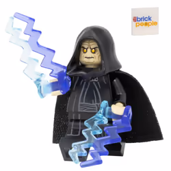 LEGO Star Wars: Emperor Palpatine Minifigure with Force Bolts (Figure 1.7 inches Tall)