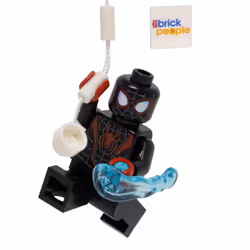 LEGO Superheroes: Miles Morales Minifigure with Web