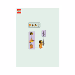 LEGO Minecraft Mini Set: Hero Minifigure with Charged Creeper