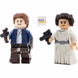 LEGO Star Wars: Han Solo Minifigure and Princess Leia Combo