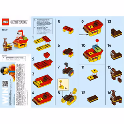 LEGO Creator: Santa's Sleigh Ride Polybag Set 30670 (Very Small)