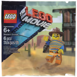 LEGO Western Emmet The Movie Exclusive Figure