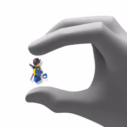 LEGO Minifigure - Legacy Jay Blue Ninja Figurine with Dual Pattern Hea