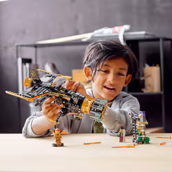 LEGO NINJAGO Legacy Boulder Blaster 71736 Airplane Toy Featuring Colle