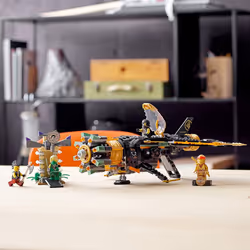 LEGO NINJAGO Legacy Boulder Blaster 71736 Airplane Toy Featuring Colle