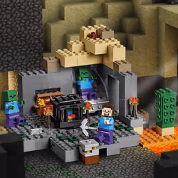 LEGO Minecraft The Dungeon 21119 Toy for Ages 8 Year Old +