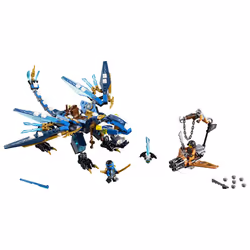 LEGO Ninjago Jay's Elemental Dragon 70602 Building Kit (350 Piece)