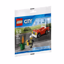 LEGO City Town Fire Polybag Set - Fire Car (30347)