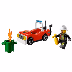 LEGO City Town Fire Polybag Set - Fire Car (30347)