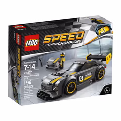 LEGO Speed Champions 6175226 Mercedes-Amg Gt3 75877 Building Kit (196 Piece)  Multi