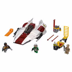 LEGO Star Wars A-Wing Starfighter 75175 Building Kit (358 Piece) Mult