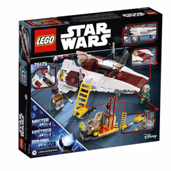 LEGO Star Wars A-Wing Starfighter 75175 Building Kit (358 Piece)  Mult