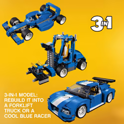 LEGO Creator Turbo Track Racer 31070 Building Kit (664 Piece)