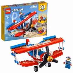 LEGO Creator 3in1 Daredevil Stunt Plane 31076 Building Kit (200 Piece)