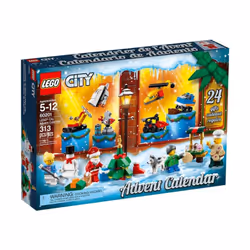 LEGO City Advent Calendar 60201  New 2018 Edition  Minifigures  Small Building Toys  Christmas Countdown Calendar for Kids (3 ...