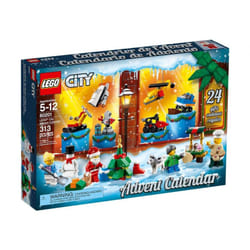 LEGO City Advent Calendar 60201  New 2018 Edition  Minifigures  Small Building Toys  Christmas Countdown Calendar for Kids (313 Pieces)