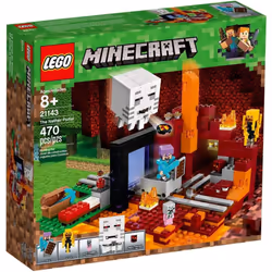 LEGO Minecraft The Nether Portal 21143 Building Kit (470 Pieces)