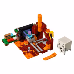 LEGO Minecraft The Nether Portal 21143 Building Kit (470 Pieces)