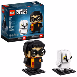 LEGO BrickHeadz 180 Piece Harry Potter & Hedwig Building Kit Multicolor
