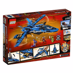 LEGO NINJAGO Legacy Jay's Storm Fighter 70668 Building Kit (490 Pieces