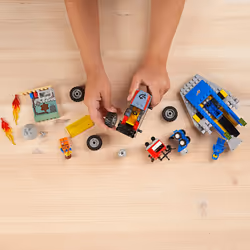 LEGO The Movie 2 Emmet and Bennys Build and Fix Workshop; 70821 Action Car and Spaceship Play Transportation Building Kit for Kids (117 Pieces)