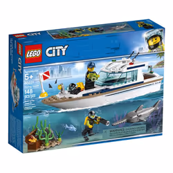LEGO City Great Vehicles Diving Yacht 60221 Building Kit (148 Pieces) - Additional view 3