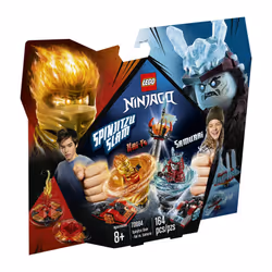 LEGO NINJAGO Spinjitzu Slam Kai vs Samurai 70684 Building Kit (164 Pie