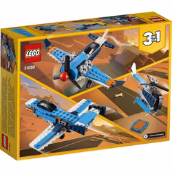 LEGO Creator 3in1 Propeller Plane 31099 Flying Toy Building Kit (128 P