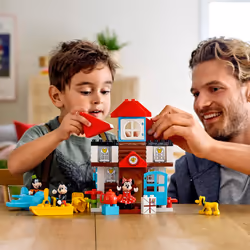 LEGO DUPLO Disney Mickey's Vacation House 10889 Toy House Building Set for Toddlers with Minnie Mouse  Goofy  Pluto and Mickey Mouse Figures (57 Piece