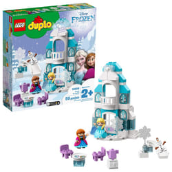 LEGO DUPLO Disney Princess Frozen Ice Castle 10899 Building Toy with Light Brick  Princess Elsa and Anna Mini-Dolls Plus Olaf Figure  Gifts for 2 Year