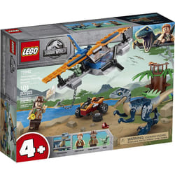 LEGO Jurassic World Velociraptor: Biplane Rescue Mission 75942  Dinosaur Toy for Preschool Kids  Featuring a Buildable Plane Toy  Posable Velociraptor
