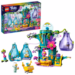 LEGO Trolls World Tour Pop Village Celebration 41255 Trolls Tree House Building Kit for Kids (380 Pieces)