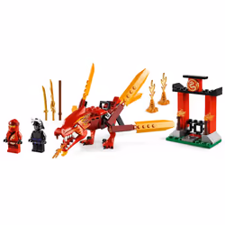 LEGO NINJAGO Legacy Kais Fire Dragon 71701 Dragon Toy Figure Building