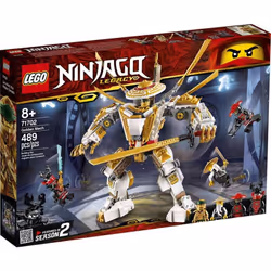LEGO NINJAGO Legacy Golden Mech 71702 Cool Toys for Kids Building Kit New 2020 (489 Pieces)