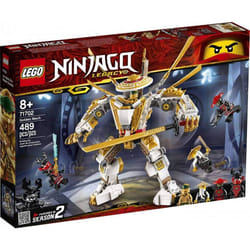 LEGO NINJAGO Legacy Golden Mech 71702  Cool Toys for Kids Building Kit  New 2020 (489 Pieces)