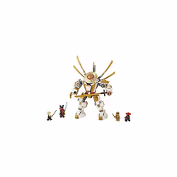 LEGO NINJAGO Legacy Golden Mech 71702  Cool Toys for Kids Building Kit  New 2020 (489 Pieces)