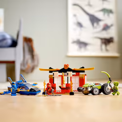 LEGO NINJAGO Legacy Storm Fighter Battle 71703 Ninja Playset Building Toy for Kids Featuring Ninja Action Figures (165 Pieces)